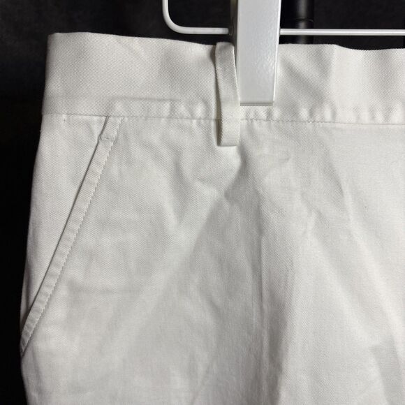 Lauren Ralph Lauren Active Shorts Womens white W/Pockets Cotton Blend Size 12 - Picture 10 of 11